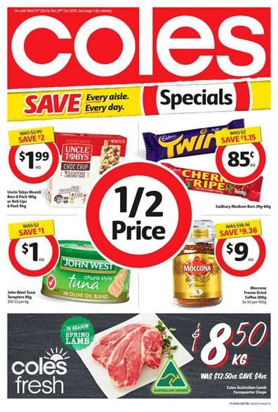 Coles Catalogue Specials 14 Oct 2015 - Catalogue AU