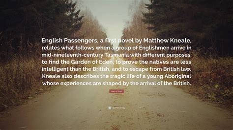 Nancy Pearl Quote English Passengers A First Novel By Matthew Kneale