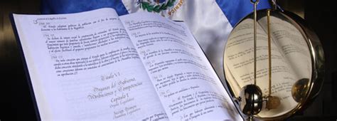 Constitución de la República Asamblea Legislativa de El Salvador