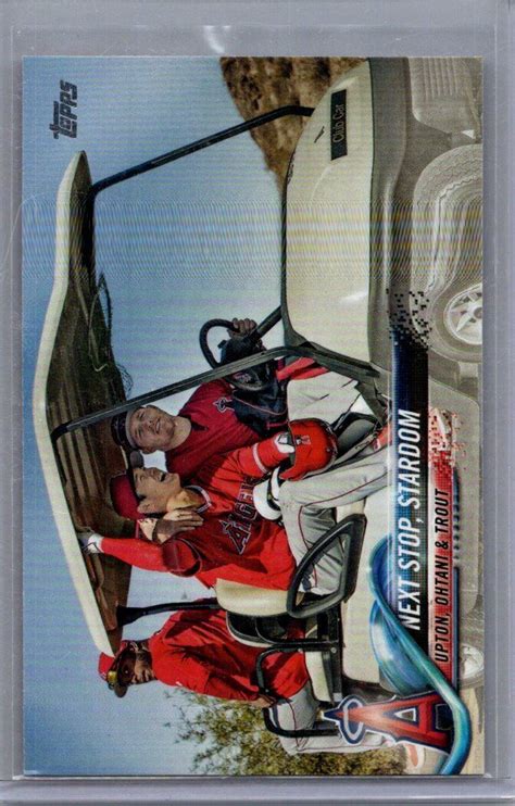 2018 Topps Update Series Us158 Shohei Ohtani Rc Rookie Next Stop