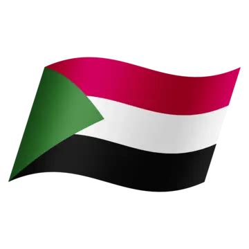 Sudan National Flag Simple Transparent Design Country Flag Nation