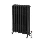 Gietijzeren Radiator Met Bloemenmotief Koloms Gebrand Goud H Cm X