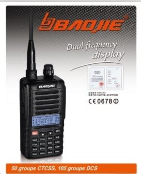 CE Dual Band Ham Amateur Two Way Radio BJ UV88 Transceiver And