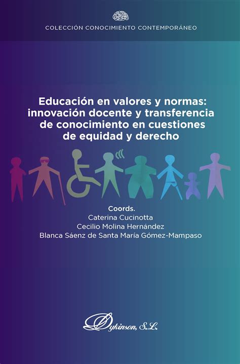 Librería Dykinson Educación en valores y normas innovación docente y