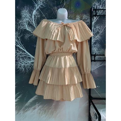 Set Hotgirl Nude Pleated Duckweed Layer Super Pretty Skin Shopee Singapore