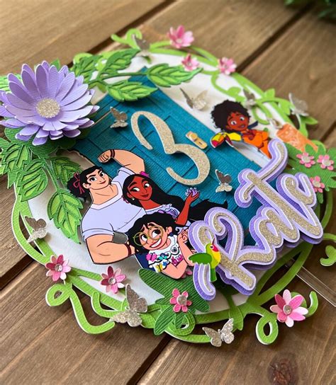 Encanto Cake Topper Encanto Personalized Cake Topper Encanto Etsy