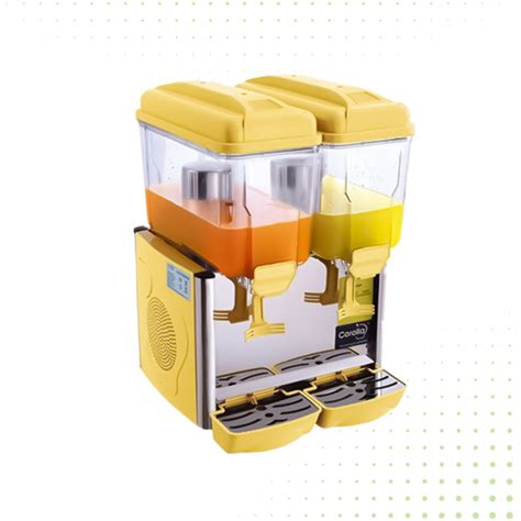 Juice Dispenser 2 Bowls 12lt Each From Piokit Yellow