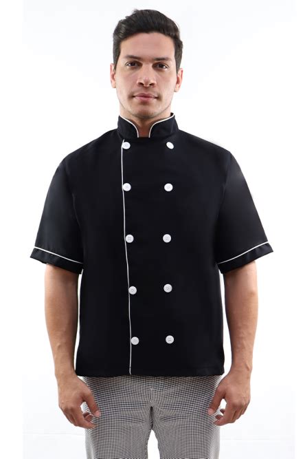 Demorgan Uniformes Dolmã chef cozinha masculino manga curta