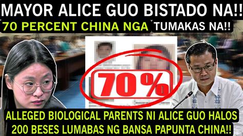 Tumakas Na Mayor Alice Guo Bistado Chinese Bagong Rebelasyon Hindi