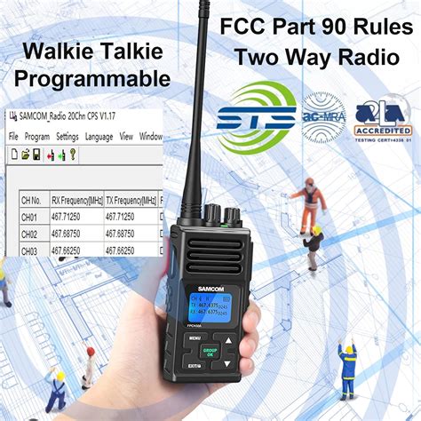 Samcom Fpcn30a Two Way Radios Walkie Talkies Long Range For Adults 2 Way Radio Rechargeable