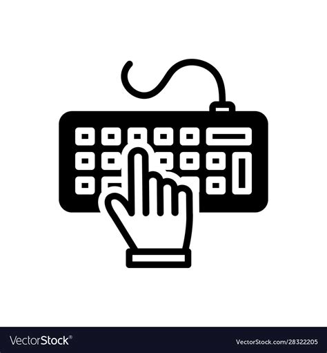 Keypress Royalty Free Vector Image - VectorStock