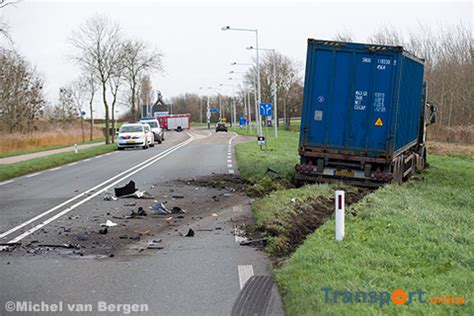 Transport Online Gewonde Na Ernstig Ongeval Met Vrachtwagen Op N202