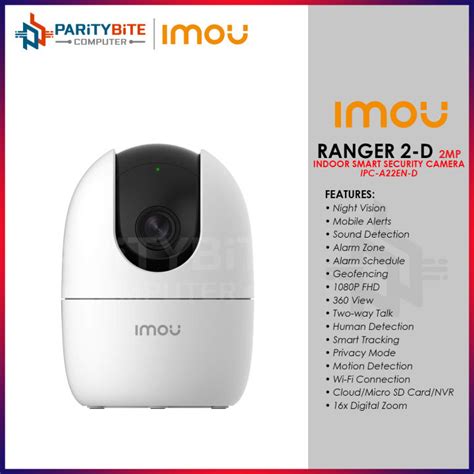 IMOU Ranger 2D IPC A22EN D IP Camera Ranger 2D Human Detection 1080P