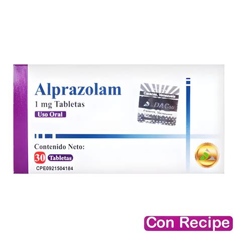 MEDICINA ALPRAZOLAM 1MG CAJA X 30 TAB DAC Sihay