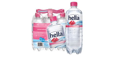 Hella Mineralbrunnen Launcht Hella Pink Caribic Hella Wassermelone