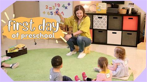 Toddler And Preschool First Day Of School Youtube