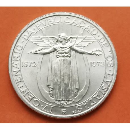 Portugal Escudos Cabral Plata Sc Silver Silber Numismatica