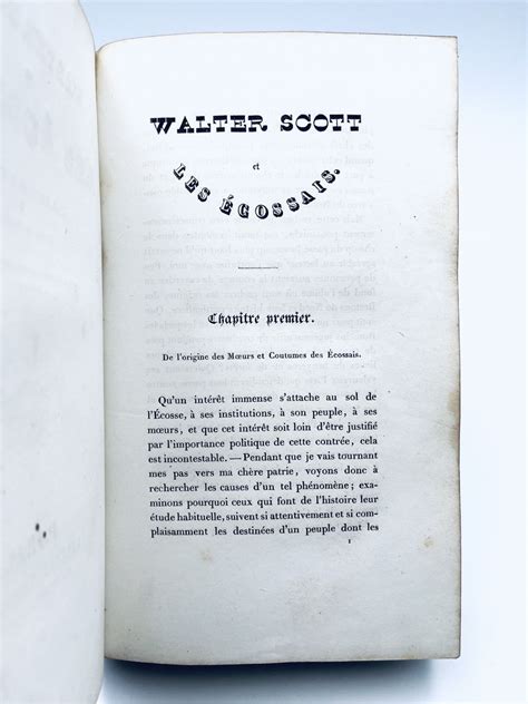 Leitch Ritchie Walter Scott Et Les Ecossais Edition Originale