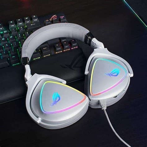 Jual Asus Rog Delta Rgb Quad Dac Gaming Headset Headphone White