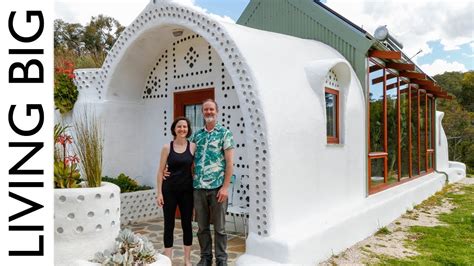 Incredible Small Off-Grid Earthship Home - YouTube