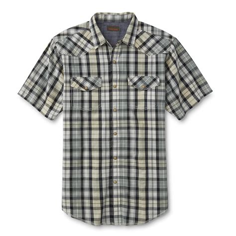 Northwest Territory Mens Big And Tall Western Shirt Plaid Size 2xlt