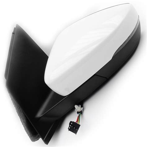 Vw Polo 6r Mk5 Electric Wing Mirror Left Passenger Side Pure White Cleandubs