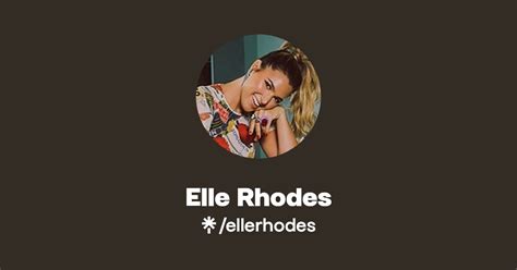 Elle Rhodes Instagram Facebook TikTok Linktree