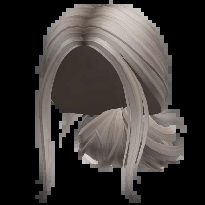 Messy Low Lazy Summer Bun Ash Blonde Roblox Item Rolimon S