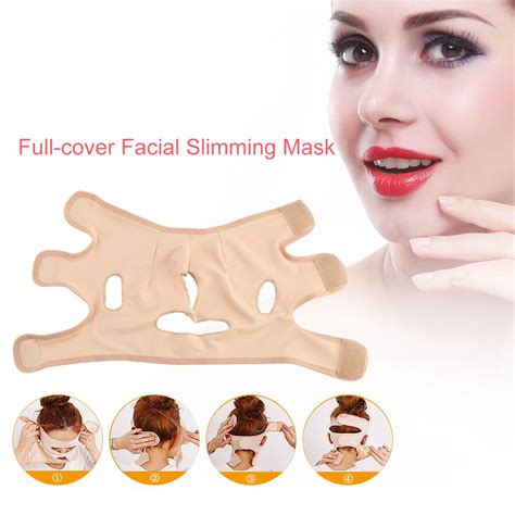 Walfront Facial Slimming Mask Slimming Bandages Facial Double Chin Care