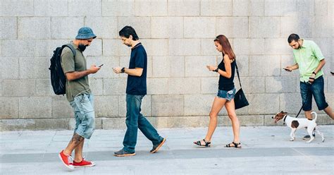 Do You Look At Your Mobile Phone While Walking