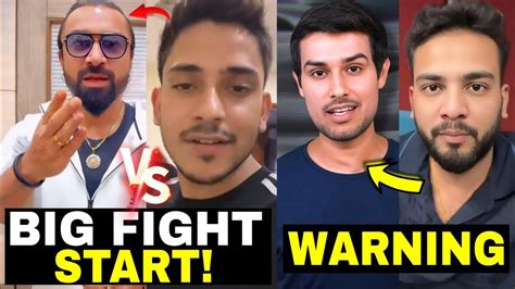 Elvish Yadav Vs Dhruve Rathee😱ajaz Khan Vs Purav Jha🤯carryminati Reply