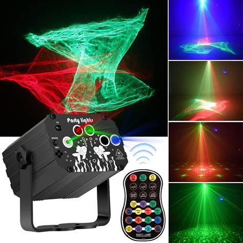 Enjoyedled Luces de fiesta para DJ Disco efecto de luz láser norte