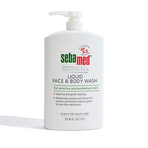 Sebamed Liquid Face And Body Wash For Sensitive And Problematic Skin 1000ml 33 8oz