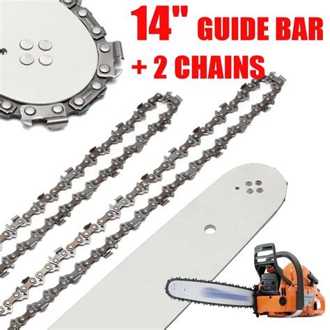 Chainsaw Parts & Accessories 16 Chain and Guide Bar for Stihl MS170 ...