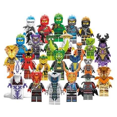 NINJAGO KLOCKI MINI FIGURKI NINJA 24 SZTUKI ZESTAW 14414830735 Allegro Pl