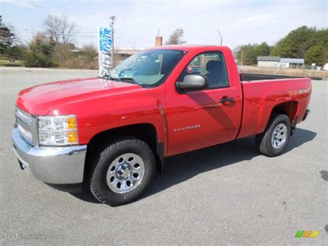 2012 Victory Red Chevrolet Silverado 1500 Ls Regular Cab 4x4 61345351