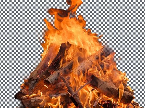 Premium Psd Awful Photo Of A Party Bonfire Isolated On Transparent