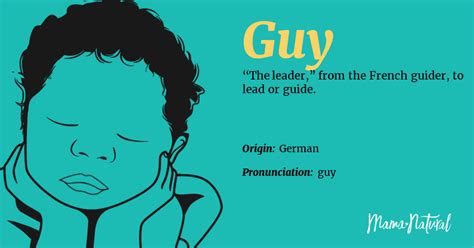 guy  meaning origin popularity boy names  guy mama natural