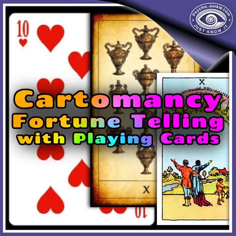 Fortune Telling With Playing Cards Is The Art Of Cartomancy Divination