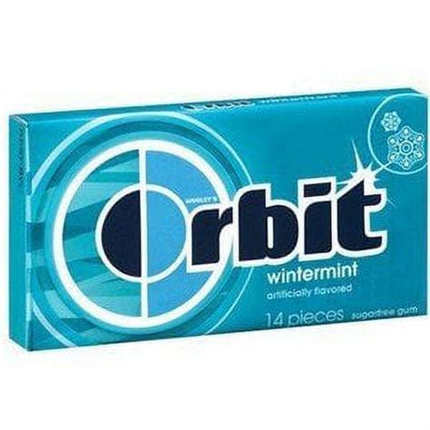 Orbit Wrigleys Wintermint Sugar Free Gum 14 Piece Each Pack Of 2