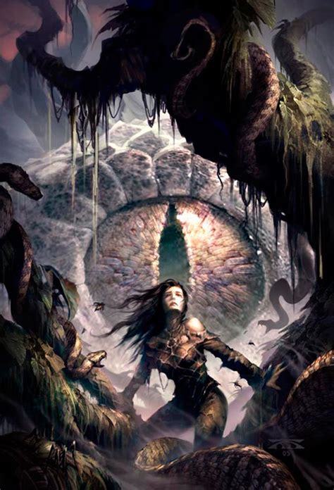 Cover Art For Lisa Smedman S Vanity S Brood By Raymond Swanland