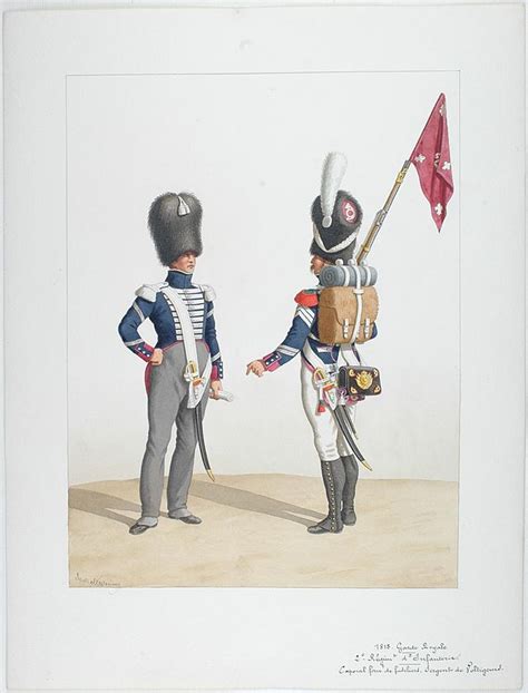 French Garde Royale 2nd Infantry Regiment Fusilier Caporal Fourrier