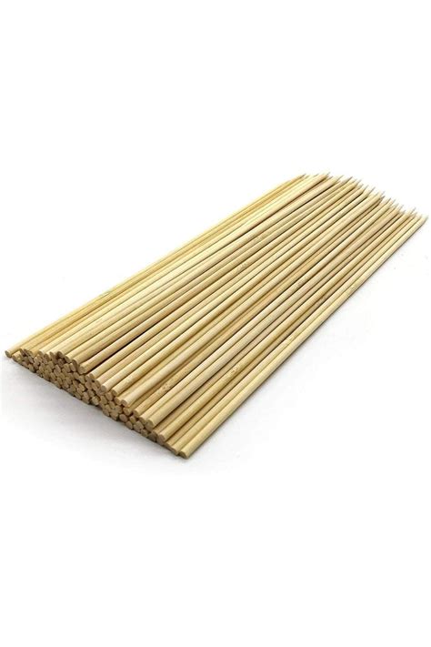 Wooden Biodegradable Skewer Inch Pack Of Skewer Stick Bbq Skewers