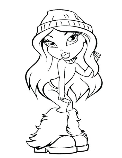 Baby Bratz Coloring Pages at GetDrawings | Free download