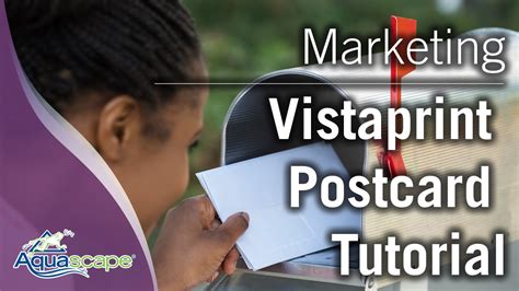 Vistaprint Postcard Direct Mail Tutorial - YouTube