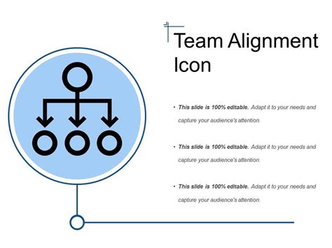 Team Alignment Icon Powerpoint Presentation Slides Ppt Slides