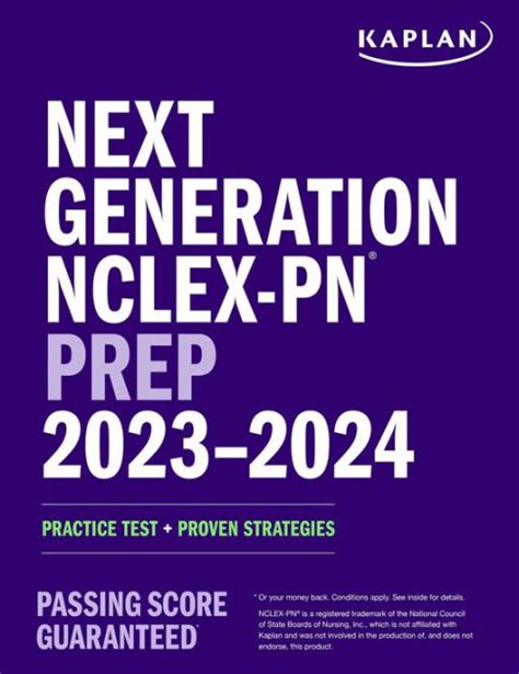 Next Generation Nclex Pn Prep 2023 2024 Practice Test Proven Strategies By Kaplan Nursing