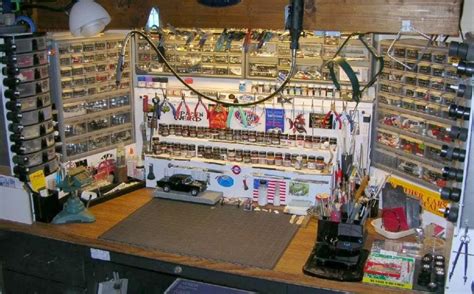 Pin by Dave Roehrle on Workshop & Tools Workbench | Hobby desk ...