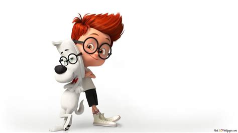 Mr. Peabody Sherman cartoon characters together on white background HD ...