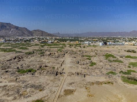 Aerial View Of Al Ukhdud Archaeological Site In Najran Saudi Arabia